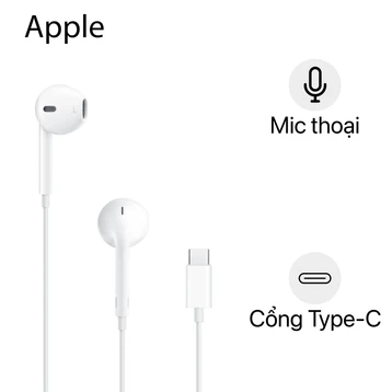Tai nghe Apple EarPods USB-C MYQY3ZA/A | Chính hãng Apple Việt Nam