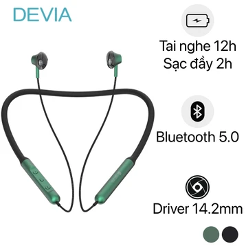 Tai nghe Bluetooth Devia Smart Series Silicone Neckband
