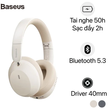 Tai nghe Bluetooth chụp tai Baseus Bass 35 Max