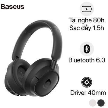 Tai nghe Bluetooth chụp tai Baseus Bass BH1