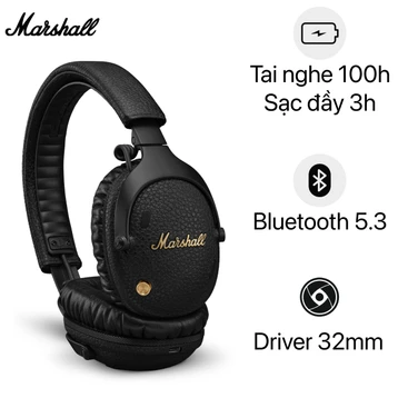 Tai nghe chụp tai chống ồn Marshall Monitor III ANC