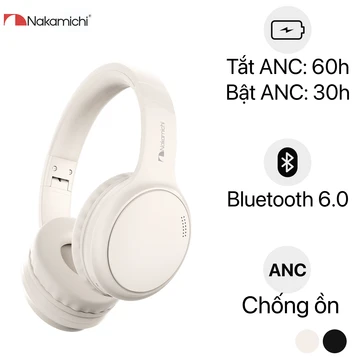 Tai nghe Bluetooth chụp tai NAKAMICHI Hue-Cherry