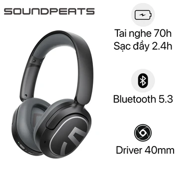 Tai nghe Bluetooth chụp tai SoundPEATS A8 - Chỉ có tại CellphoneS