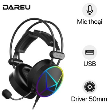 Tai nghe chụp tai Gaming DareU EH722X Pro