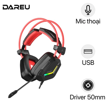 Tai nghe chụp tai Gaming DareU EH733