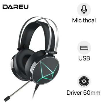 Tai nghe chụp tai Gaming DareU EH722s
