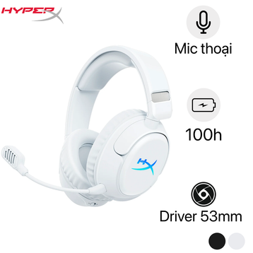 Tai nghe chụp tai không dây Gaming HyperX Cloud Flight 2 Wireless