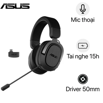 Tai nghe chụp tai ASUS TUF Gaming H3 2.4GHz (Cổng USB-C) 