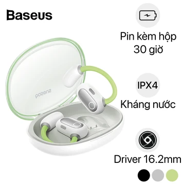 Tai nghe Bluetooth thể thao Baseus Eli Sport 1 Open-Ear - Chỉ có tại CellphoneS
