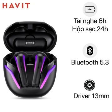 Tai nghe Bluetooth True Wireless Havit TW970