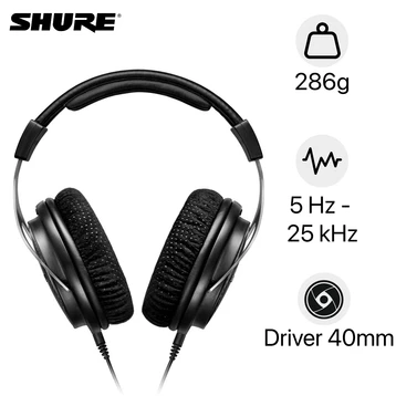 Tai nghe kiểm âm Closed-Back Shure SRH1540