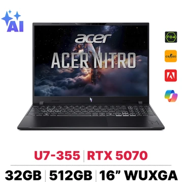 Laptop Acer Gaming Nitro ProPanel ANV16-I51-71MF