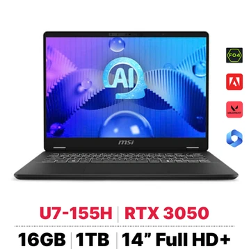 Laptop MSI Prestige 14 AI Studio C1UDXG-058VN - Cũ Trầy Xước