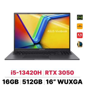 Laptop ASUS Gaming Vivobook 16X K3605VC-RP431W - Cũ Đẹp