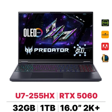 Laptop Acer Gaming Predator Helios Neo 16 AI PHN16-73-757W