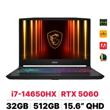 Laptop MSI Katana 15 HX B14WFK-267VN - Cũ Đẹp