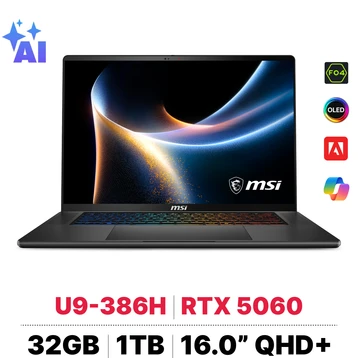 Laptop MSI Stealth 16 AI+ B3WF-007VN