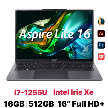 Laptop Acer Aspire Lite 16 AL16-51P-72S2 NX.KX0SV.002 - Cũ Trầy Xước