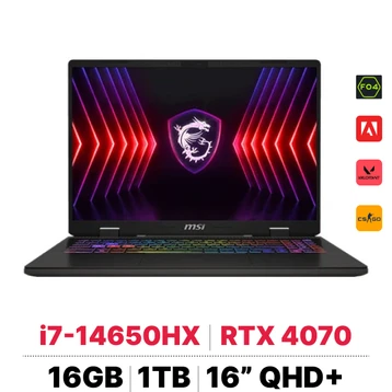 Laptop MSI Sword 16 HX B14VGKG-466VN