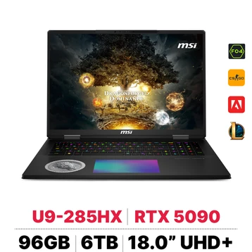 Laptop MSI Titan 18 HX AI Dragon Edition Norse Myth A2XWJG-034VN