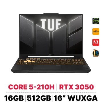 Laptop ASUS TUF Gaming F16 FX607VJB-RL151W - Cũ Đẹp