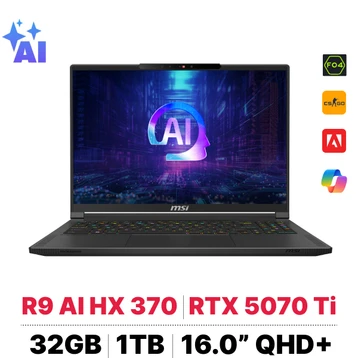 Laptop MSI Stealth A16 AI+ A3XWHG-085VN - Đã Kích Hoạt