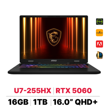 Laptop MSI Crosshair 16 HX AI D2XWFKG-036VN