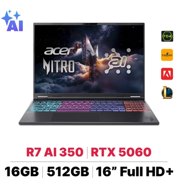 Laptop Acer Gaming Nitro 16 AI ProPanel AN16S-61-R5F4