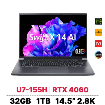 Laptop Acer Swift X AI OLED SFX14-72G-708X