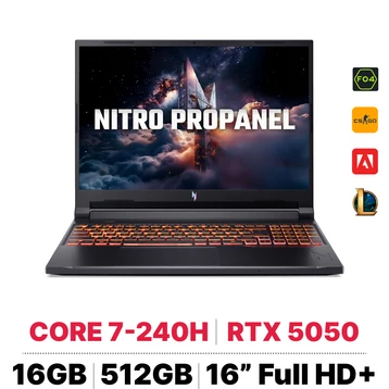Laptop Acer Gaming Nitro ProPanel ANV16-72-782F