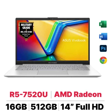 Laptop Asus VivoBook Go 14 E1404FA-NK177W - Cũ Trầy Xước