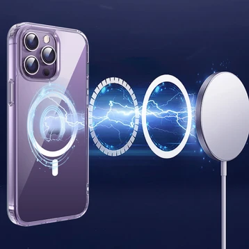 Ốp lưng iPhone 15 Mipow Tempered Glass With Magsafe Clear