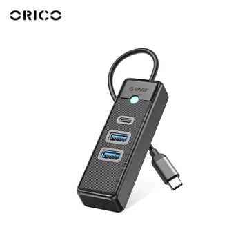 Hub USB 2.0 Orico PAPW4A-U3-015-BK-EP 2USB 3.0 + 1 USBC Đen