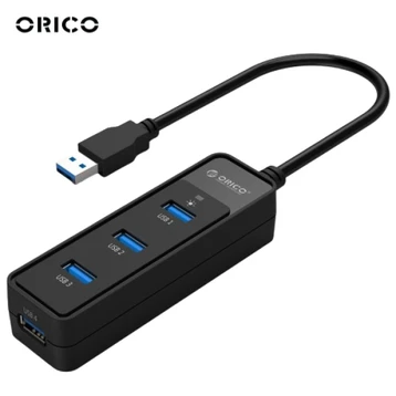 Hub USB 3.0 Orico W5PH4-U3 4 in 1 Đen