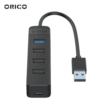 Hub USB 3.0 Orico TWU3-4A-BK 3 in 1 Đen