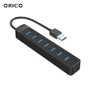 Hub USB 3.0 Orico TWU3-7A 7 in 1 Đen