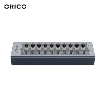 Hub USB 3.0 Orico AT2U3-10AB-GY Xám