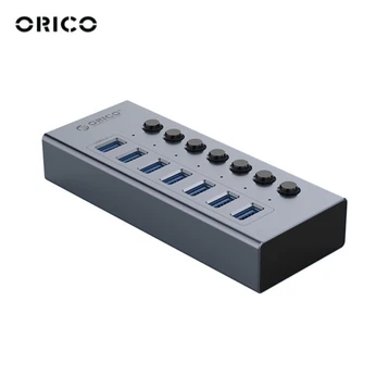 Hub USB 3.0 Orico BT2U3-7AB-GY Xám