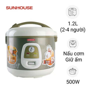 Nồi cơm điện 1.2 lít Sunhouse SHD8216