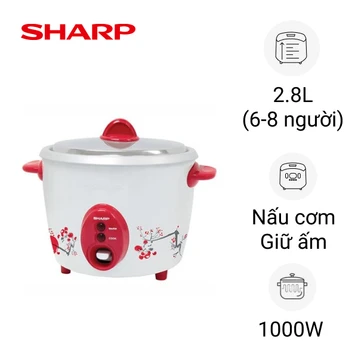 Nồi cơm nắp rời Sharp 2.8 lít KSH-D28V