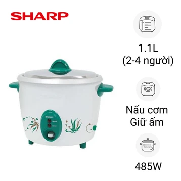 Nồi cơm điện Sharp 1.1 lít KSH-D11V