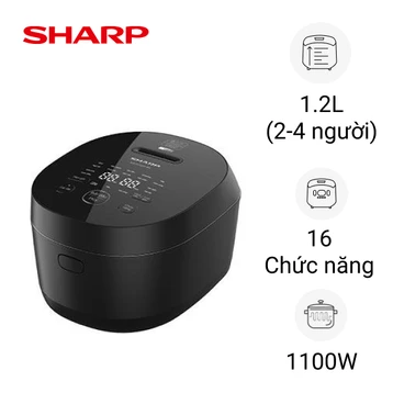 Nồi cơm điện cao tần Sharp 1.2 lít KS-IH122V-BK