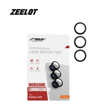 Miếng dán camera Samsung Galaxy S25 Plus Zeelot Pishield viền màu chống va đập