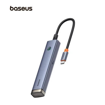 Hub Baseus Ultrajoy Series 6 cổng Air (TYPE-C TO 1 HDMI 4K@60HZ + 2 USB 3.0 + 1 USB 2.0 + 1 TYPE-C 3.0 + 1 PD)