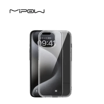 Ốp lưng iPhone 15 Plus/ 14 Plus Mipow Soft Transparent