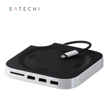 Đế kiêm Hub Satechi kèm khe cắm SSD cho Mac Mini M4