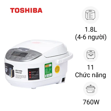 Nồi cơm điện tử Toshiba RC-18DH2PV(W)