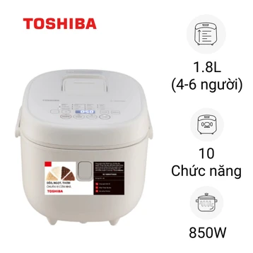 Nồi cơm điện tử Toshiba RC-18DR4TVN(W)