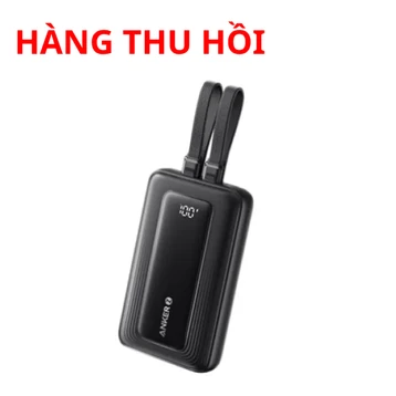 HÀNG THU HỒI - Pin sạc dự phòng Anker Zolo 20000mAh 30W 1a1c Tích Hợp Cáp C, L A1681