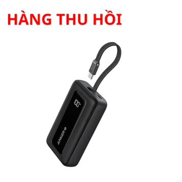 HÀNG THU HỒI - Pin dự phòng Anker Zolo 20000mAh 30W 1A1C tích hợp cáp type-C A1689